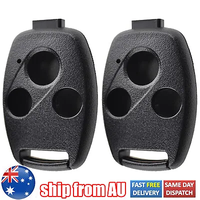 2x 3 Buttons Car Remote Key Shell Case Cover Replacement For Honda CRV Accord  • $11.54