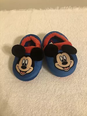 Disney Junior Mickey Mouse Kids Slippers Size 5/6 • £7.91