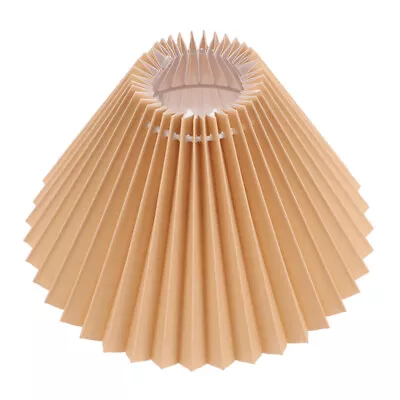 Pleated Lamp Shade E27 Chandelier Cover For Bedroom Living Room • £9.74