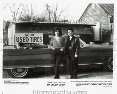 1992 Press Photo Actors Joe Pesci Marisa Tomei In  My Cousin Vinny  - Lrq01819 • $15.88