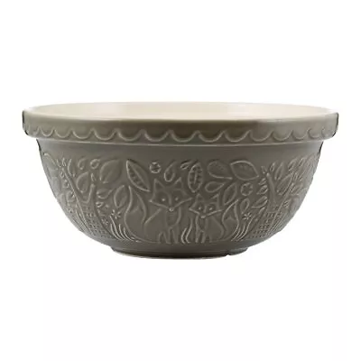 Mason Cash | In The Forest S12 Fox Embossed Mixing Bowl - 4.25 Quart • $50