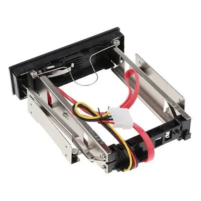 3.5 Inch SATA HDD Internal Enclosure Tray Mobile Rack Adapter With Cable • £21.34