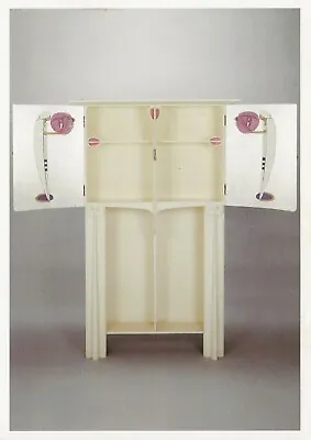 Postcard Chas Rennie Mackintosh Cabinet W/ Inlaid Glass Panels 1902 MINT Unused • £4.74