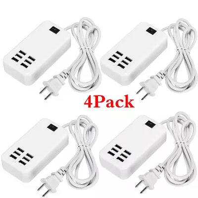 Multi Port USB Charger 6 Ports Wall Adapter Travel Hub AC Power Supply US Plug • $29.49