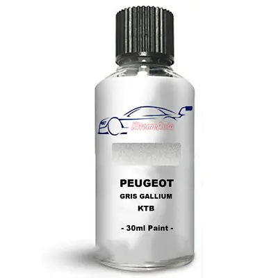 Touch Up Paint For Peugeot 107 Gris Gallium Ktb Stone Chip Brush • £6.75