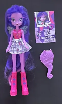 Mlp Equestria Girls Twilight Sparkle With Wings Brush & Card • $18.99