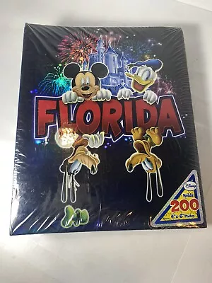 $13.50 • Buy Disney Parks 200 Photo Album Book Blue Foiled Castle Micky, Donald, Goofy, Pluto