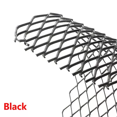 Black Front Intake Grille Aluminium Rhombus Net Mesh Car Racing Grille 12mm* 6mm • $22.40