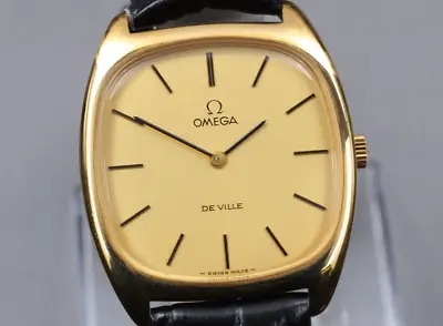 【N MINT】 Vintage Omega DeVille Cal. 625 Gold Men's Hand Winding Watch From JAPAN • $449.90