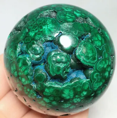 259g Raw NATURAL Chrysocolla Malachite  Sphere  Stone QUARTZ CRYSTAL  HEALING • $299