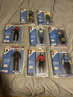 Mego Pack Of 8 Star Trek 8” Action Figures Inside Toy Shield Pack “FREE SHIPPING • $120