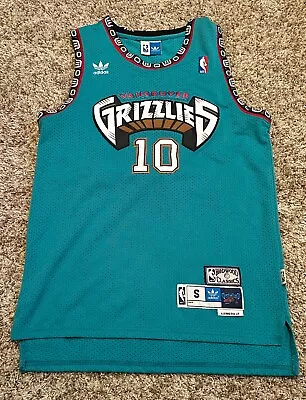 Mike Bibby Vancouver Grizzlies Adidas Hardwood Classics Jersey Mens Small • $30