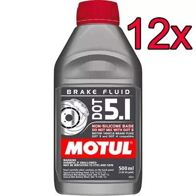 [Case Of 12] Motul DOT 5.1 Full Synthetic 516F Brake Fluid 500mL • $103.88