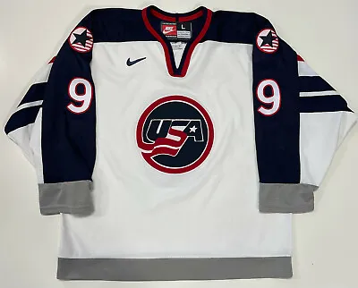 Mike Modano 1998 Nagano Olympics Team Usa Nike Jersey Size Large • $279.99