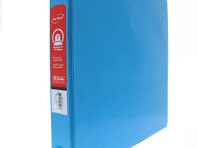 Lot Of 24 Binders 1 Inch 1  2 Pocket 3 Ring Binder Folders Cyan (Light Blue) • $69.95