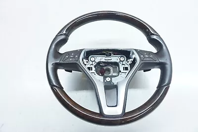 2013-2016 Mercedes E350 W212 OEM Steering Wheel Wood Finish W/Paddle Shifters • $245