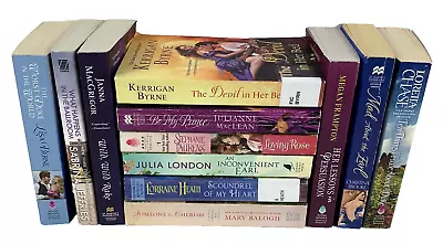 Mixed Lot Of 12 Historical Romance Regency PB Books Duke Earl Lord Lady Duchess • $19.98