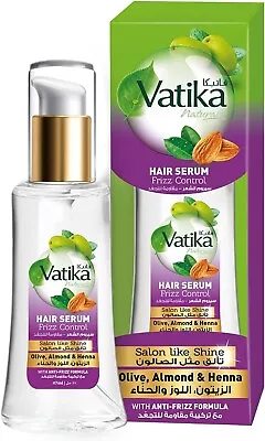 Dabur Vatika Hair Serum Frizz Control 47ML Free Shipping World Wide • $21.99