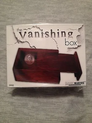 Vanishing Box - Rattle Box - Make Small Coins And Other Objects Vanish! • £33.70