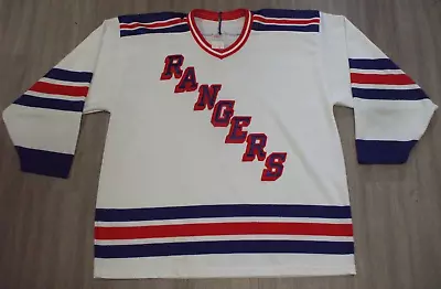 VINTAGE New York Rangers NHL CCM HOCKEY JERSEY Size XL • $39.95