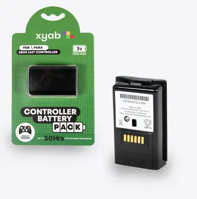 XYAB XBOX 360 Controller 3900mAh 30-Hour Rechargeable Battery Pack - BRAND NEW • $11.29