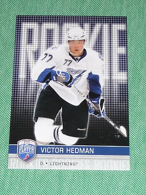 2008-09 UD Be A Player VICTOR HEDMAN 11/99 Rookie RC Conn Smythe & Norris Winner • $79.67