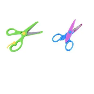 £7.10 • Buy 2Pcs Children Kids Left Right Hand Scissors School DIY Project Art Tool
