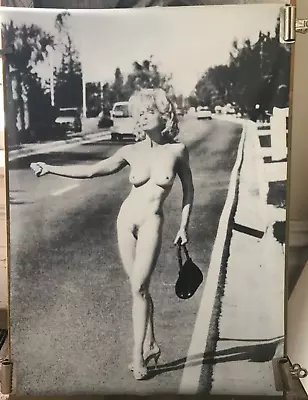 Madonna Nude Hitchhiking In Miami Poster Vintage 23.5x33 Inches • $120