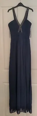 £7.50 • Buy New Look Ladies Prom Dress Bridesmaid Dress Navy Size 10