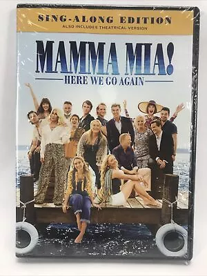 Mamma Mia!: Here We Go Again - Sing-Along Edition - DVD - 2018 - Musical • $5.99