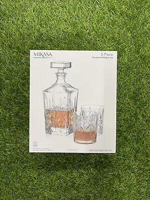 Authentic Mikasa Fine Lead Free Crystal Decanter Whiskey Set NIB Sydney • $49.99