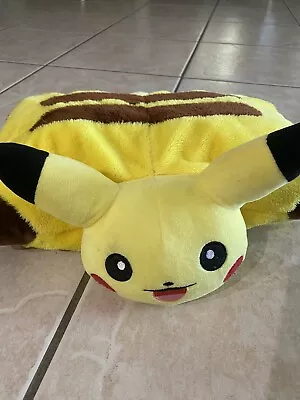 Pikachu Pokemon Pillow Folding Cushion - Great Condition • $50