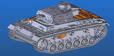 Airfix Panzer III AUSF J Model • $66.76
