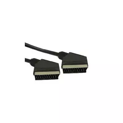 GP1580 SCART Plug To SCART Plug 10 Metres Nickel Connector Cable Lead • £20.39