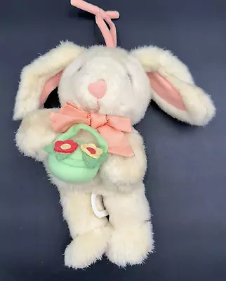 Vintage 1997 Lullaby Club Musical Crib Pull Bunny Rabbit Baby Plush Toy 9.5  • $10.99