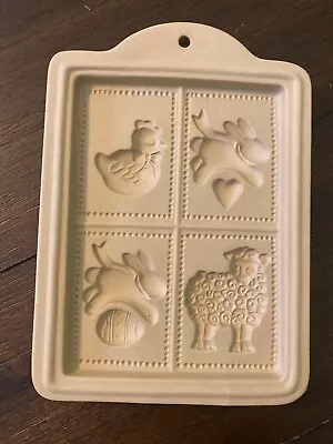 Easter Bunnies Lamb And Chick Springerle Candy Cookie Mold Vintage • $19