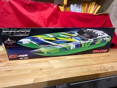 Traxxas DCB M41 Widebody Race BOAT 40  Catamaran High Performance 6S (Green) • $449.95