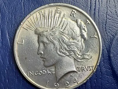 $80 • Buy 1924 Peace One Dollar Silver Coin