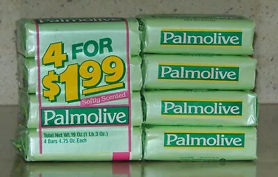 Lot 8 Vintage NOS Colgate PALMOLIVE 4.75 Oz Green Mild Softly Scented Bar Soap • $24