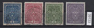 Austria 1916 Mich No 200-03 Embossed • $22.28