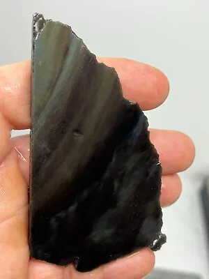 Velvet Aka Peacock Obsidian Slab Lapidary Cabbing Carving Chakra Reiki • $12