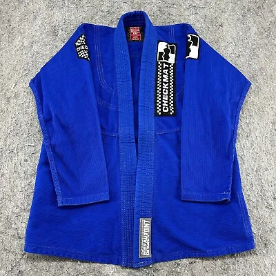 Checkmat Gi Mens AO Blue Equipe Jiu Jitsu Kimono Top MMA Martial Arts Uniform • $35.95