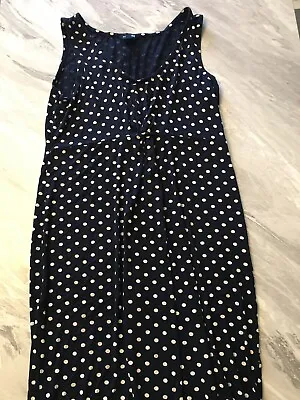 £14.99 • Buy H&M MAMA Maternity Summer Polka Dot Dress Size Euro Medium 