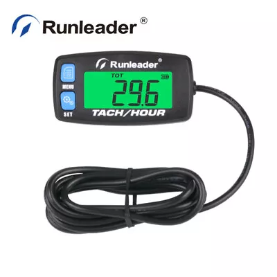 Digital Hour Meter Tachometer Maintenance For Marine Chainsaw Compressor Tractor • $21.95