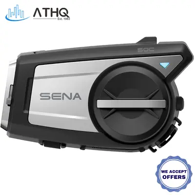 Sena 50C Motorcycle 4K Wireless Camera Communication System By Harman Kardon • $549