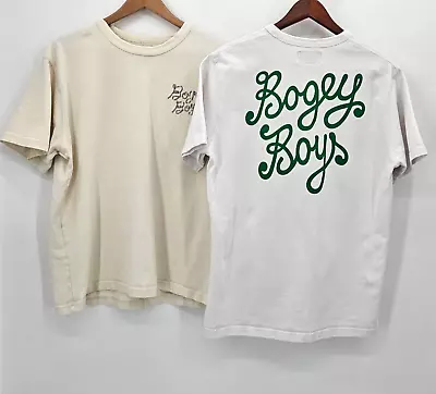 Bogey Boys Classic Shirt Lot Pf 2 Men's Size Large Heavyweight Cotton White • $25