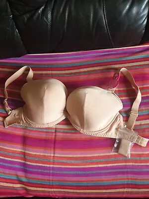 Curvy Kate 28HH Superplunge Multiway Plunge Bra CK022107 Nude • £12.99