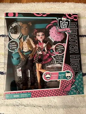 2010 Monster High Draculaura And Clawd Wolf (Big Monster On Campus) • $675