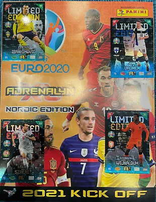 Rare Limited Editon Euro 2020 2021 Kick Off Panini Adrenalyn XL XXL Nordic • £4.51