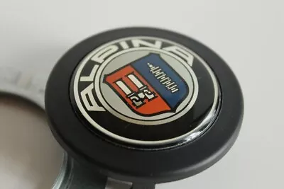 Horn Button Fits ForAlpina Used Badge  MOMO Sparko NRG Nardi Steering Wheel • $40.59